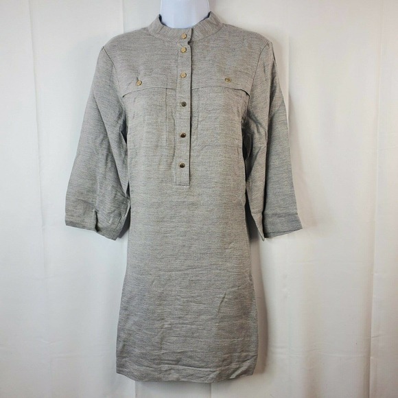 Lacoste Gray Sweatshirt Sweater Dress Tunic - Picture 12 of 12